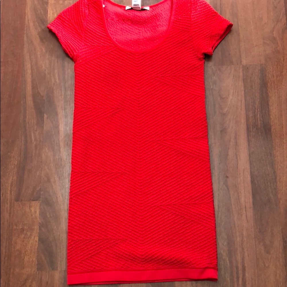 Red Bodycon Dress - Size L